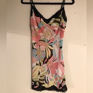 🆕🖤💝VINTAGE circa 1970 SHEER CAMI W LACE TRIM &ADJUSTABLE STRAPS! GORGEOUS💝🖤